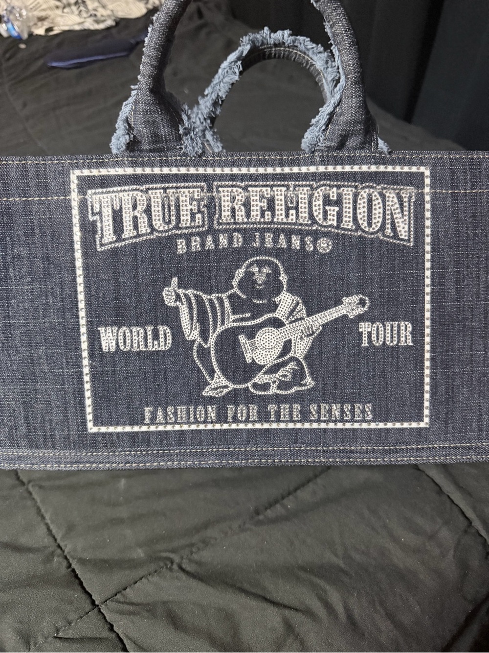 True Religion Denim Tote in Indigo